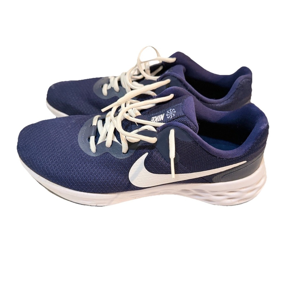 Nike Mens Revolution 6 Running Shoes Next Nature Road Navy Size 10 DC3728-401